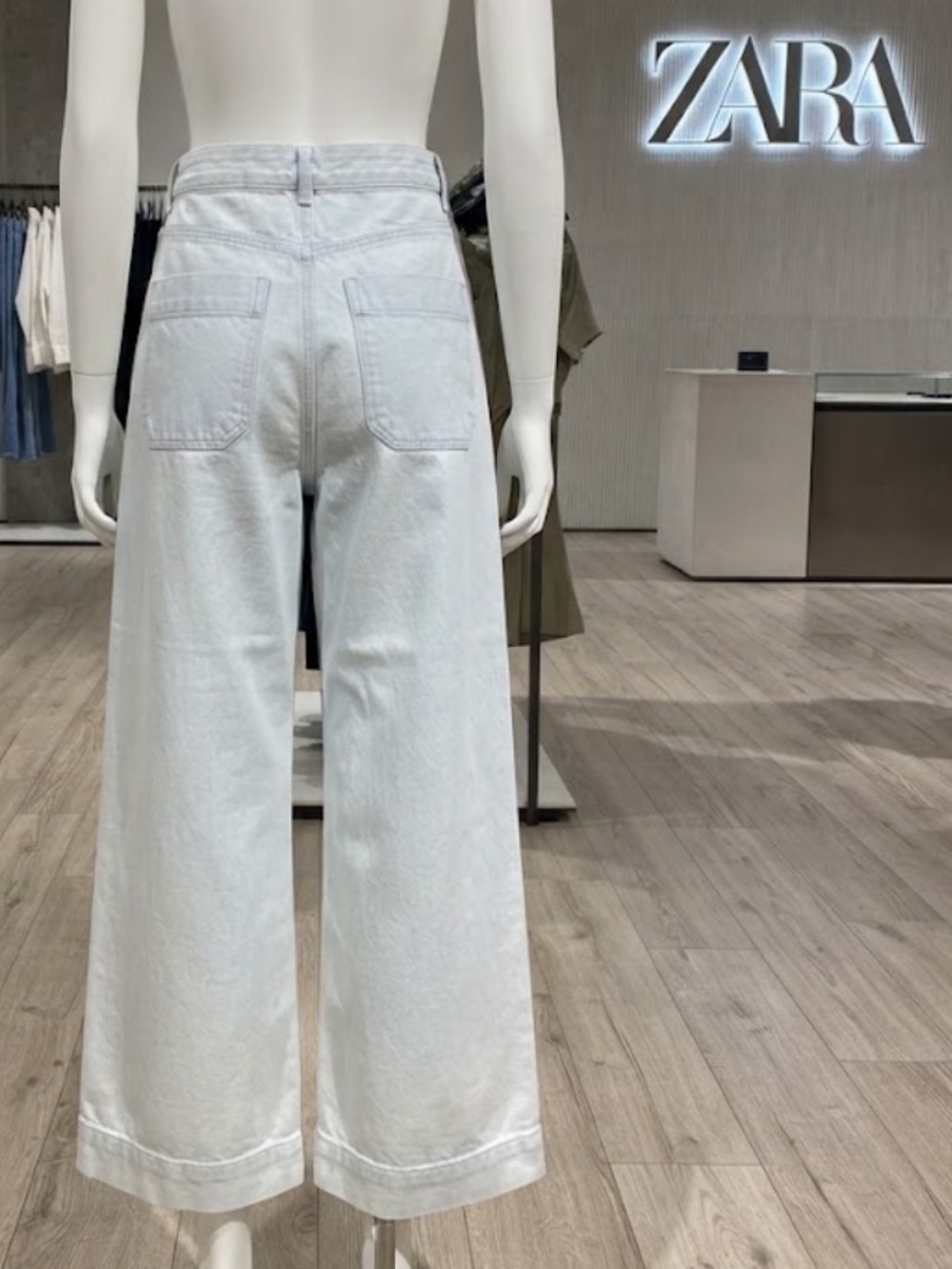Zara wide leg jeans